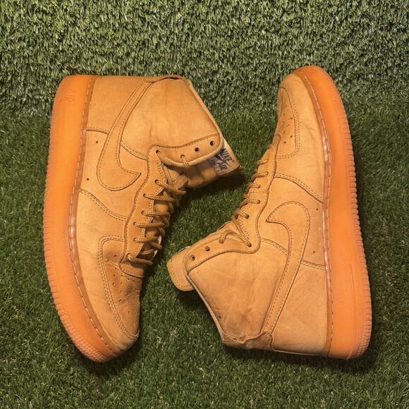 Size 9.5 - Nike Air Force 1 Mid Flax Women’s - Picture 4 of 7